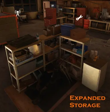 Expanded Storage (Shelving)
