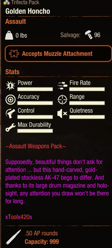 State of Decay 2 Assault Rifles - Sasquatch Mods