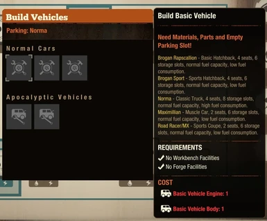 Check Car Crafting System in Google Doc