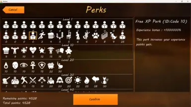 XP Perks