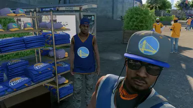 Warriors Hat &amp; Jersey