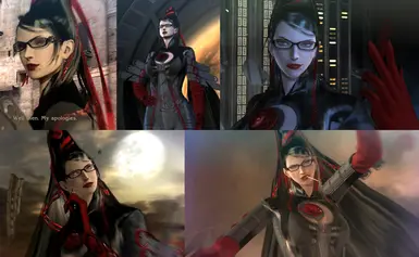 LoopyLoo's Blood Red Recolours for Bayonetta