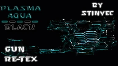 All Guns Aqua Plasma (Black and Aqua) - StinVec Re-textures