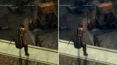 Left (Vanilla Mod OFF) vs Right (with Mod ON)