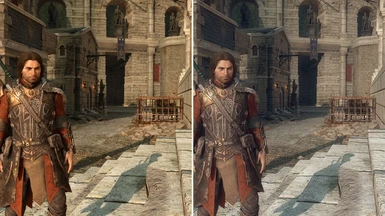 Left (Vanilla Mod OFF) vs Right (with Mod ON)