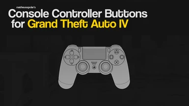 Console Controller Buttons for Grand Theft Auto IV