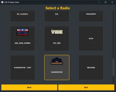 IV Radio Editor