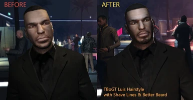 TBoGT Luis Better Beard (and Shave Lines Hair)