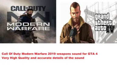 Call of Duty(2019) weapons sound for GTA 4