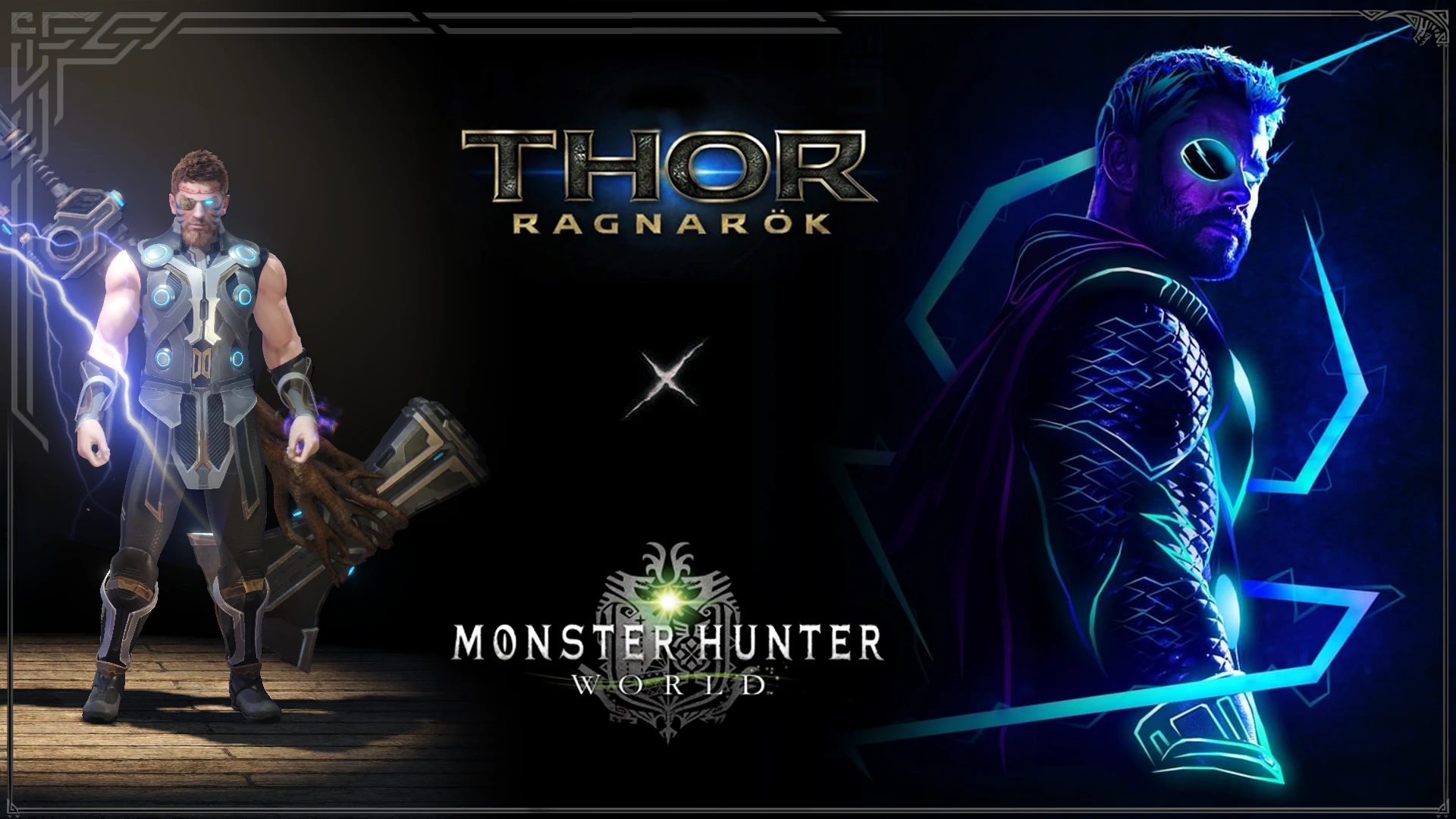 THOR Ragnarok MHW Skin at Monster Hunter: World - Mods and community