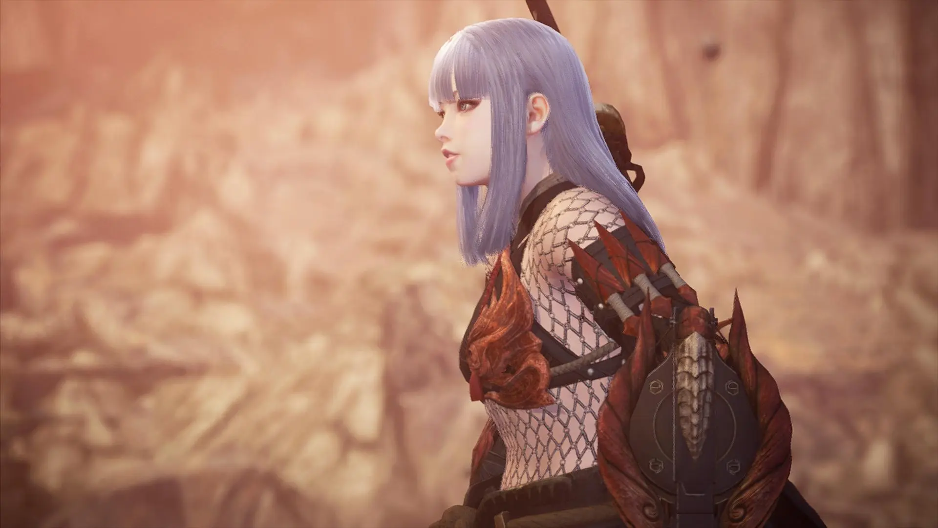 Blunt Bangs Straight Long Hairstyle at Monster Hunter: World - Mods and community