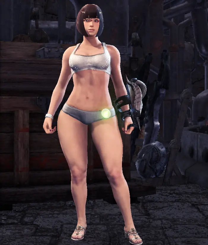 Buff Body Bigger Butt With Color Fix At Monster Hunter World Mods And Community 7503