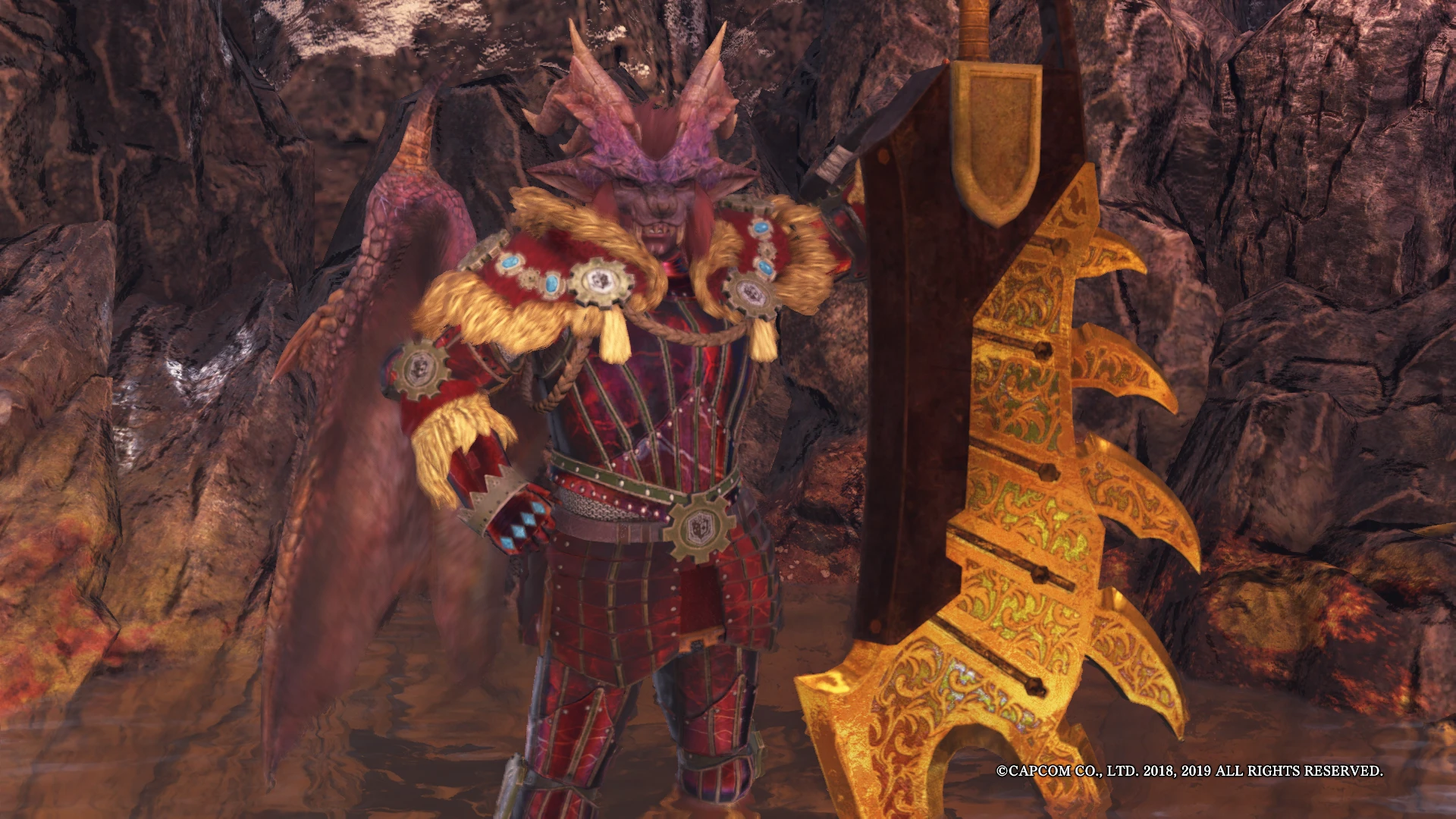 Teostra Armor with Monster Parts (male) at Monster Hunter: World - Mods ...