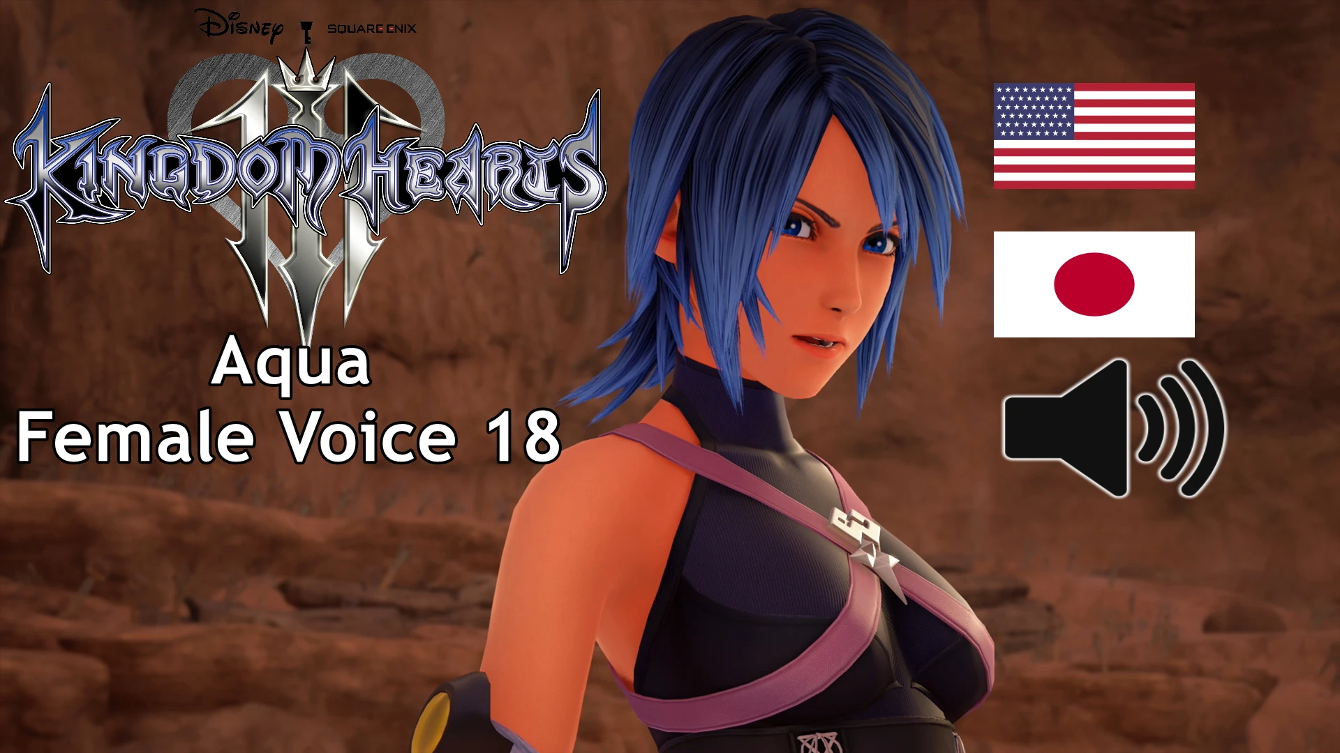 Kingdom Hearts 3 Aqua Voice Mod English And Japanese At Monster