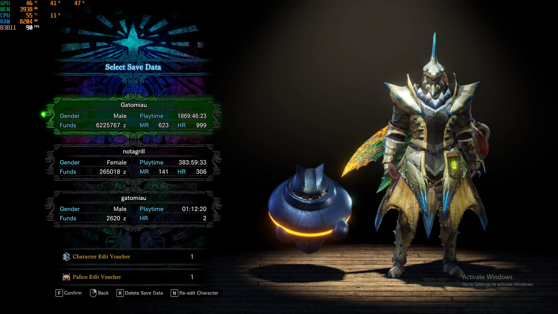 Ivory Lagiacrus and Regular Lagiacrus S MALE ARMOR - FOR MALE AND FEMALE at  Monster Hunter: World - Mods and community