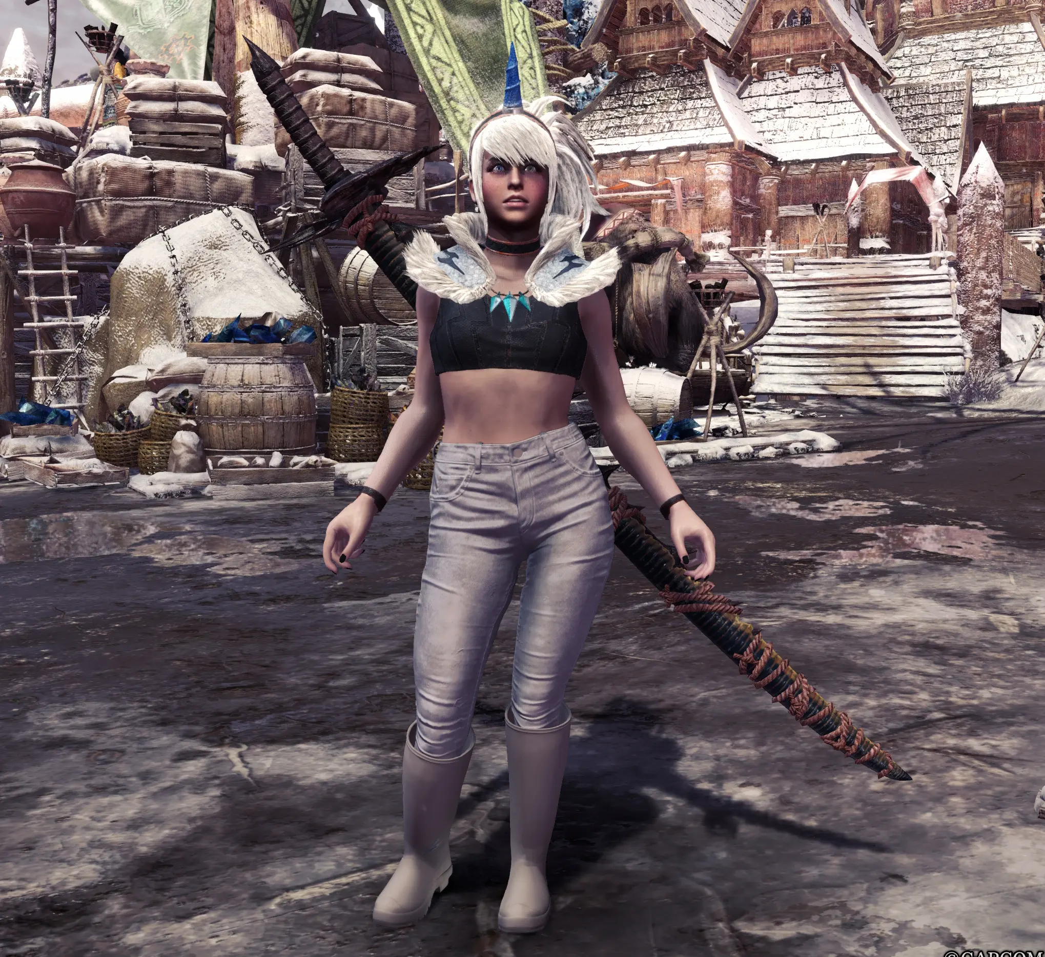 Skinny Jeans And Tall Boots At Monster Hunter World Mods And Community 9265