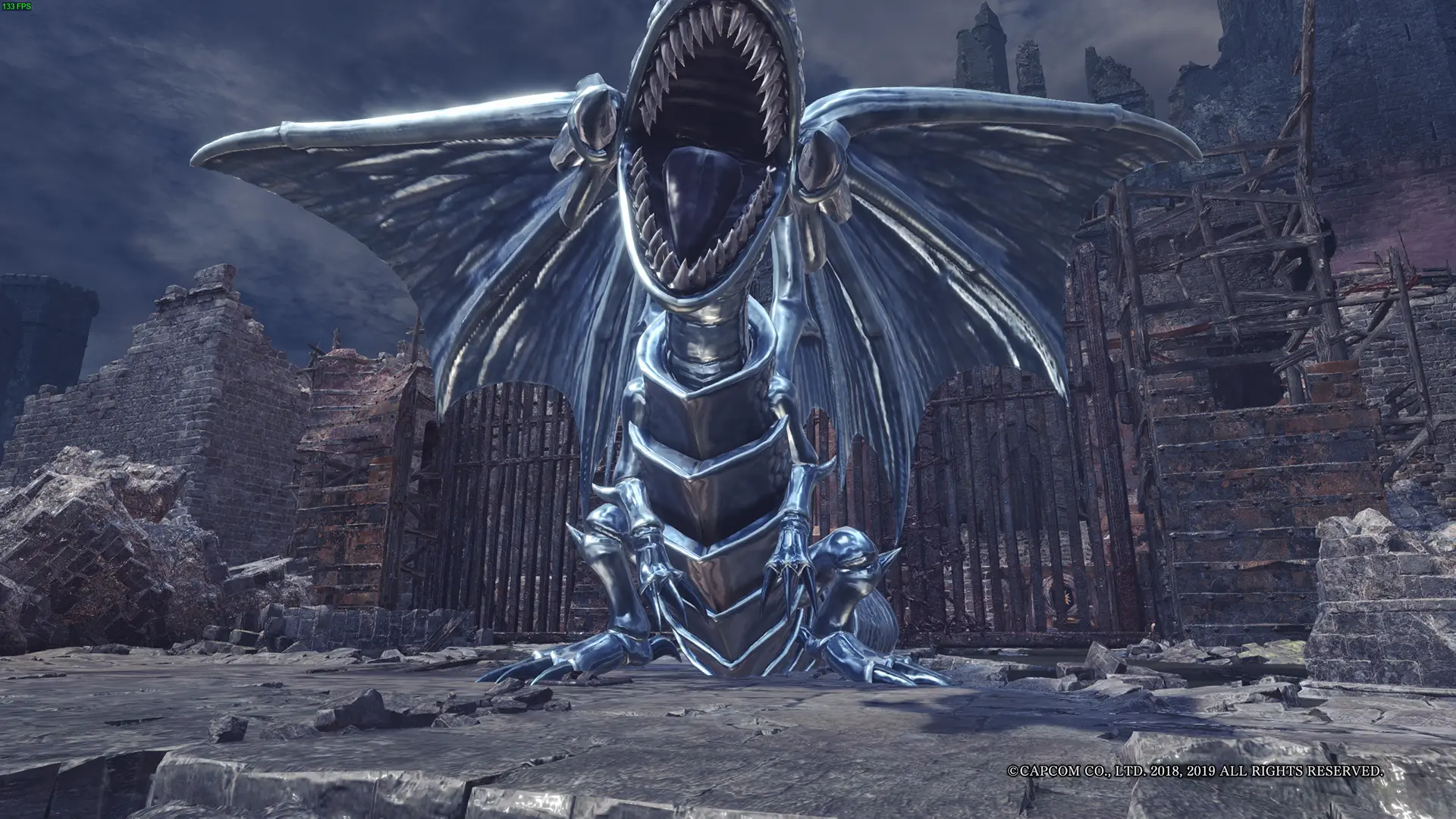 Blue Eyed Dragon Fatalis at Monster Hunter: World - Mods and community