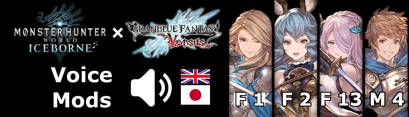 Granblue Fantasy Versus - Voice Mods at Monster Hunter: World - Mods and  community