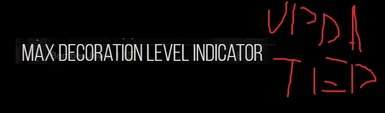 Max Decoration Level Indicator (Updated)