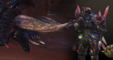 BLOODBATH DIABLOS! MHW PC Monster, Armor, Weapon Re-texture Mod