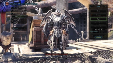 SilverSol Rathalos Male Armor - Bushi Sabi Layered - FOR MALE and FEMALE
