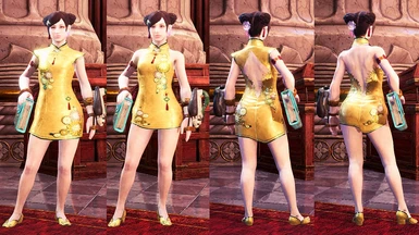 Handler's Custom Graceful Short China Dress