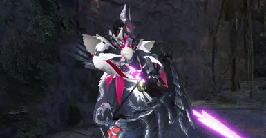 High Rank Mizutsune Gunner Armor... but it is instead Stygian Zinogre ...