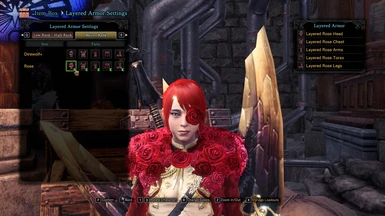 Rose Helm - No Hair for MALE and FEMALE