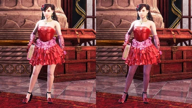 Handler's Custom Rose Vestido (Handler Full Bloom Rose Dress)