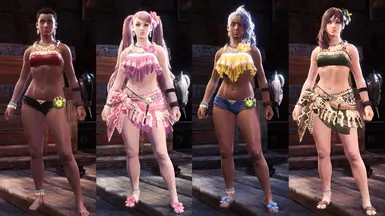 Player's Sunshine Pareo Swimsuit (Post-Iceborne)