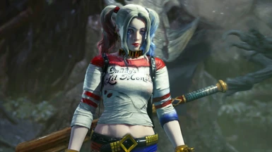 Harley Quinn Outfit and Weapon