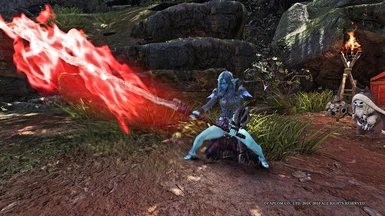 Frostfang Barioth Switch Axe / Rose Style