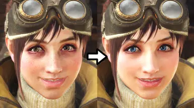 Prettier Handler Face Texture and Eye Colors