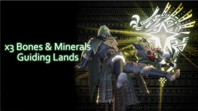 x3 Minerals and Bones - Guiding Lands
