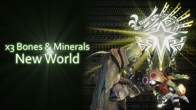 x3 Minerals and Bones - New World