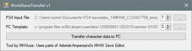 Worldsavetransfer Transfer Ps4 Save Data To Pc Pre Iceborne At Monster Hunter World Mods And Community