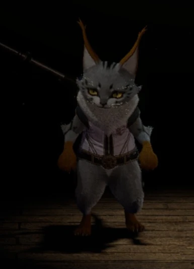 optional slitted eye textures. The eye color cannot be changed from your Palico.