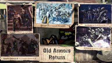 Old armor sets return to add more variety to the armory!