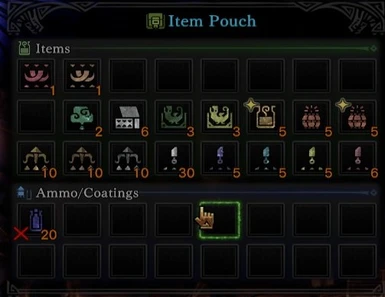 Items that have received a change