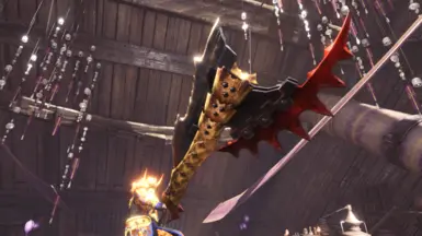 Giga Gale Azurite Sand Barioth Switch axe Remake by EddyOZ