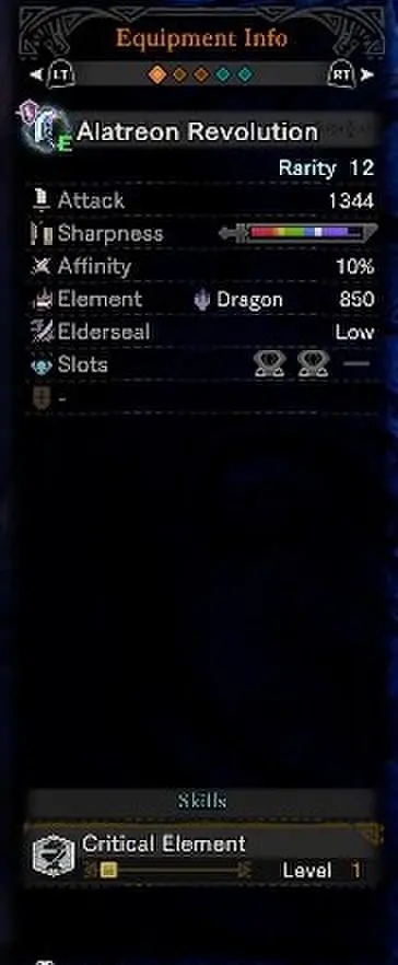 Critical Element On Every Alatreon Weapons At Monster Hunter World   6997 1703949987 50779604 