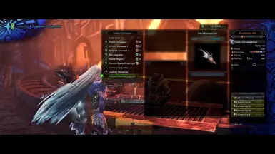 Also look at the sharpness, its the same as Velkhana's weapon sharpness