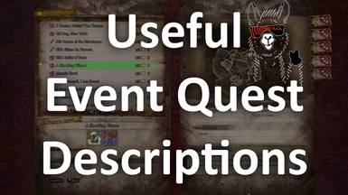 Useful Event Quest Descriptions - Spanish (LatAm) Translation