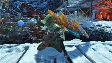 Zinogre Rise Switch Axe port for No More Slap On Weapons