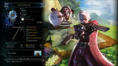 Dante's Devil Sword  Monster Hunter World Wiki