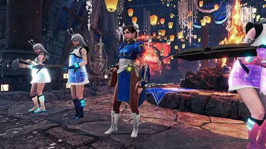 Better Handler and HubGirls - Chun-Li Costume