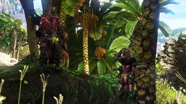 Anjanath - Male(L) &amp; Female(R)