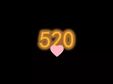 Pink love heart shape critical hit icons