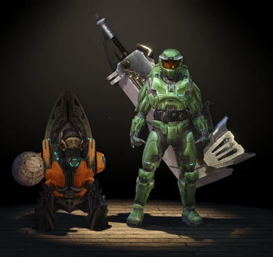 Halo Mark V Armor and Grunt Palico for ICEBORNE