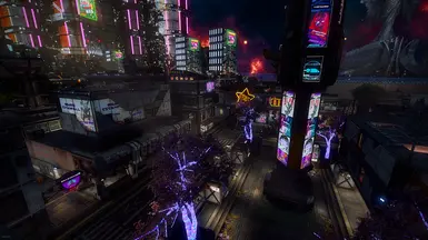 Night City Center 2 - Skybox & Main Billboard